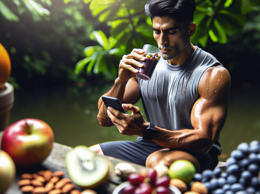 =Atleta usando suplementos naturales para mejora del rendimiento